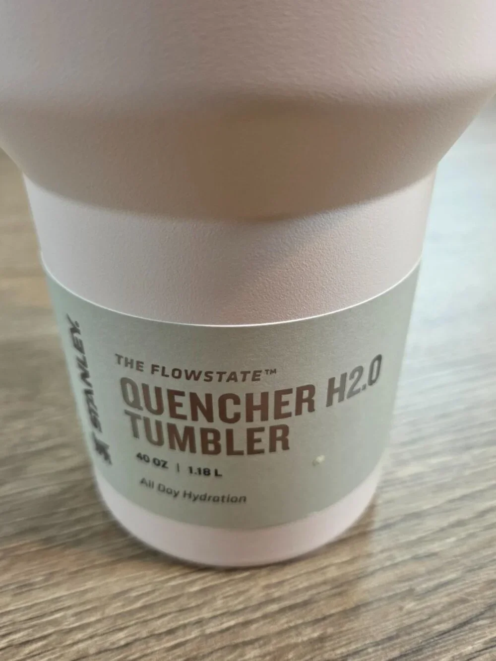 Stanley Quencher H2O FlowState Tumbler 40oz Rose Quartz Pink New - Picture 2 of 9